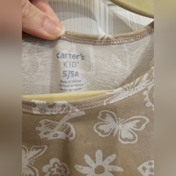 Carter's Long Sleeve Dress Size 5 - Picture 3 of 4